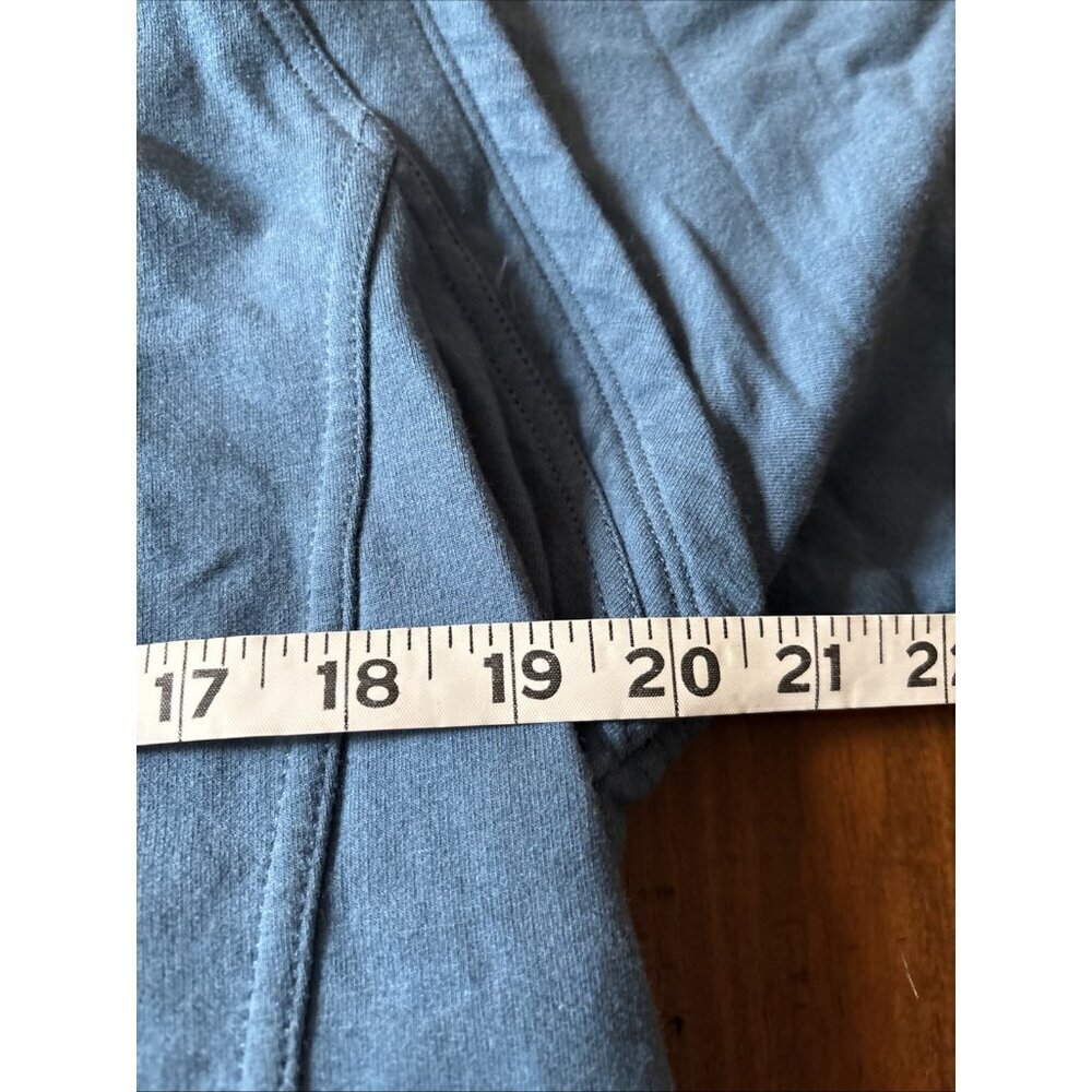Free People Movement Metti Crew Sweatshirt Size Large Blue Cropped - Picture 5 of 6